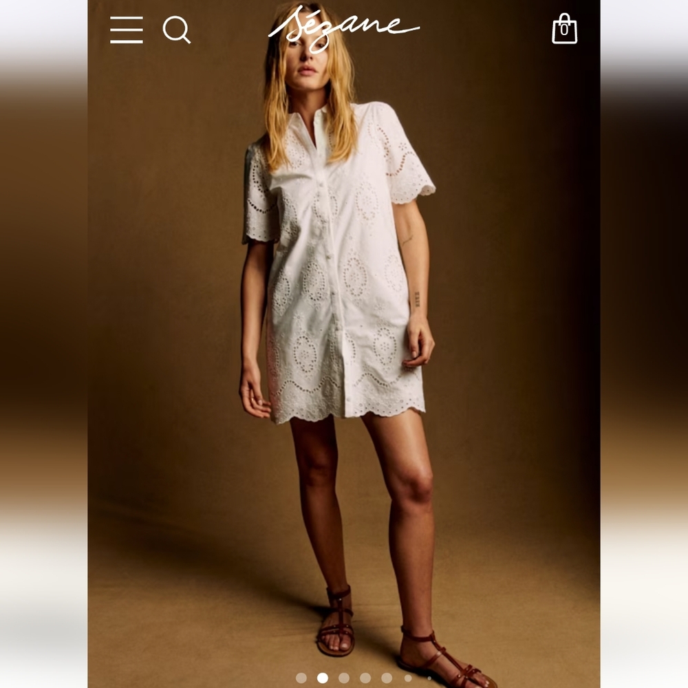 NWT Sezane Elvina Dress - Picture 4 of 16